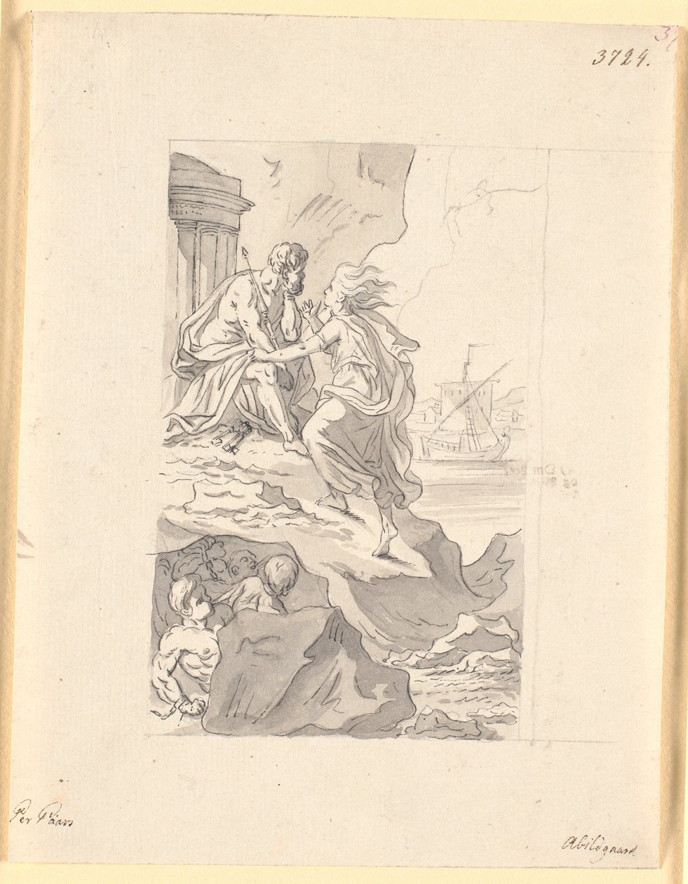 Avind az Æolusban. "Peder Paars". 1. könyv 1. dal alkotó: Nicolai Abildgaard
