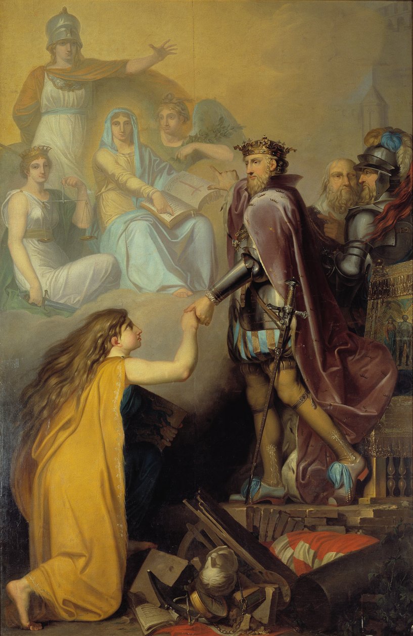 Christian III. Dánia támogatása alkotó: Nicolai Abildgaard