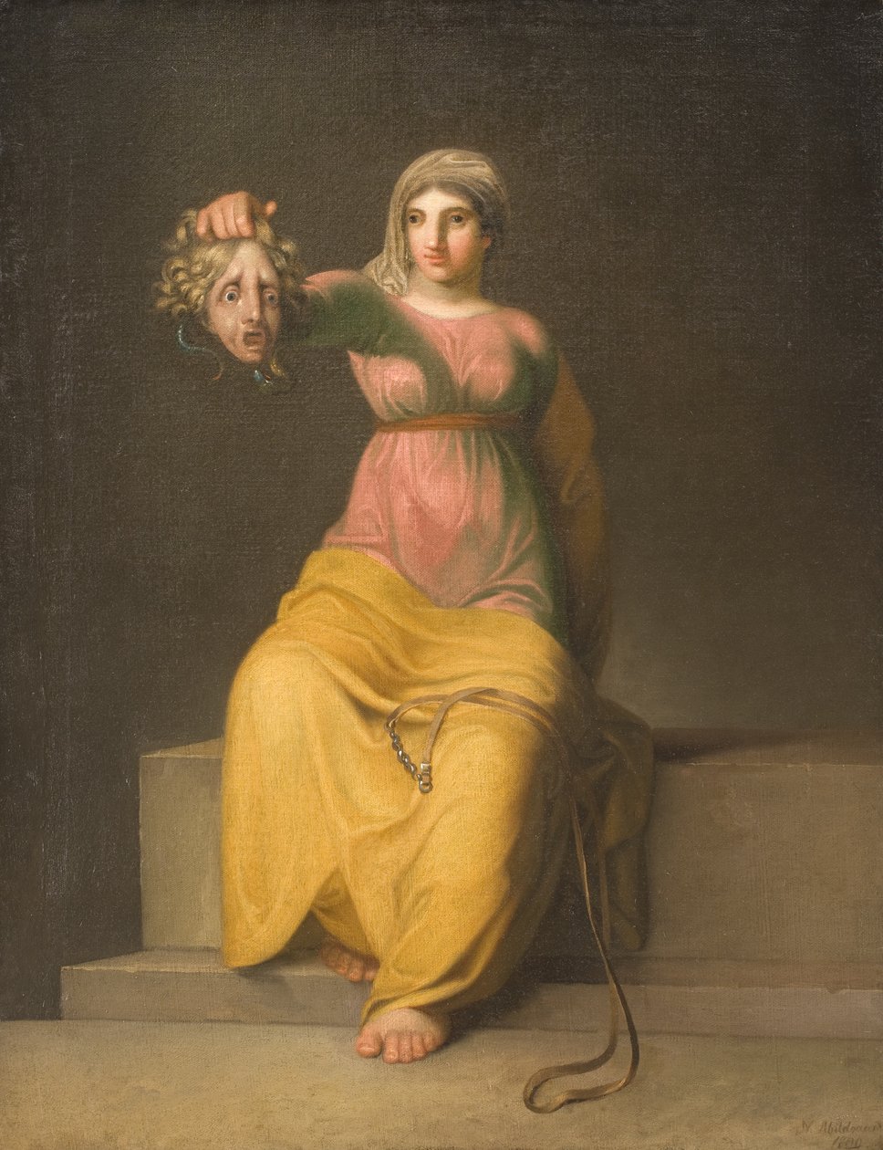 Teológia. Allegorikus alak alkotó: Nicolai Abildgaard