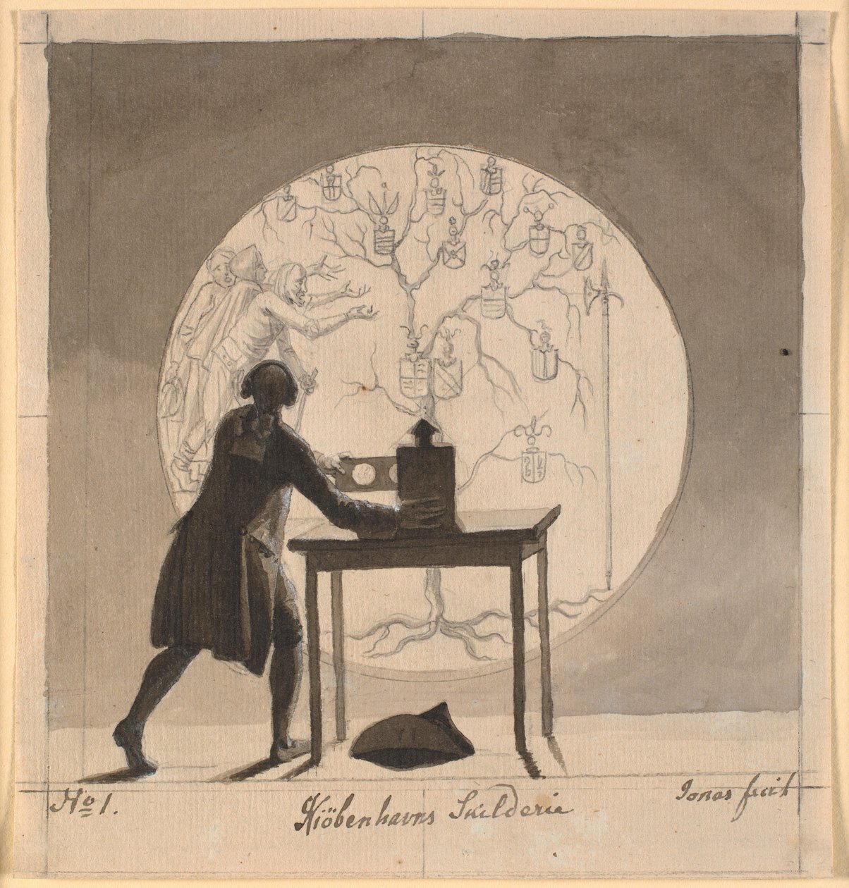Laterna Magica, 1786-1788. alkotó: Nicolai Abraham Abildgaard
