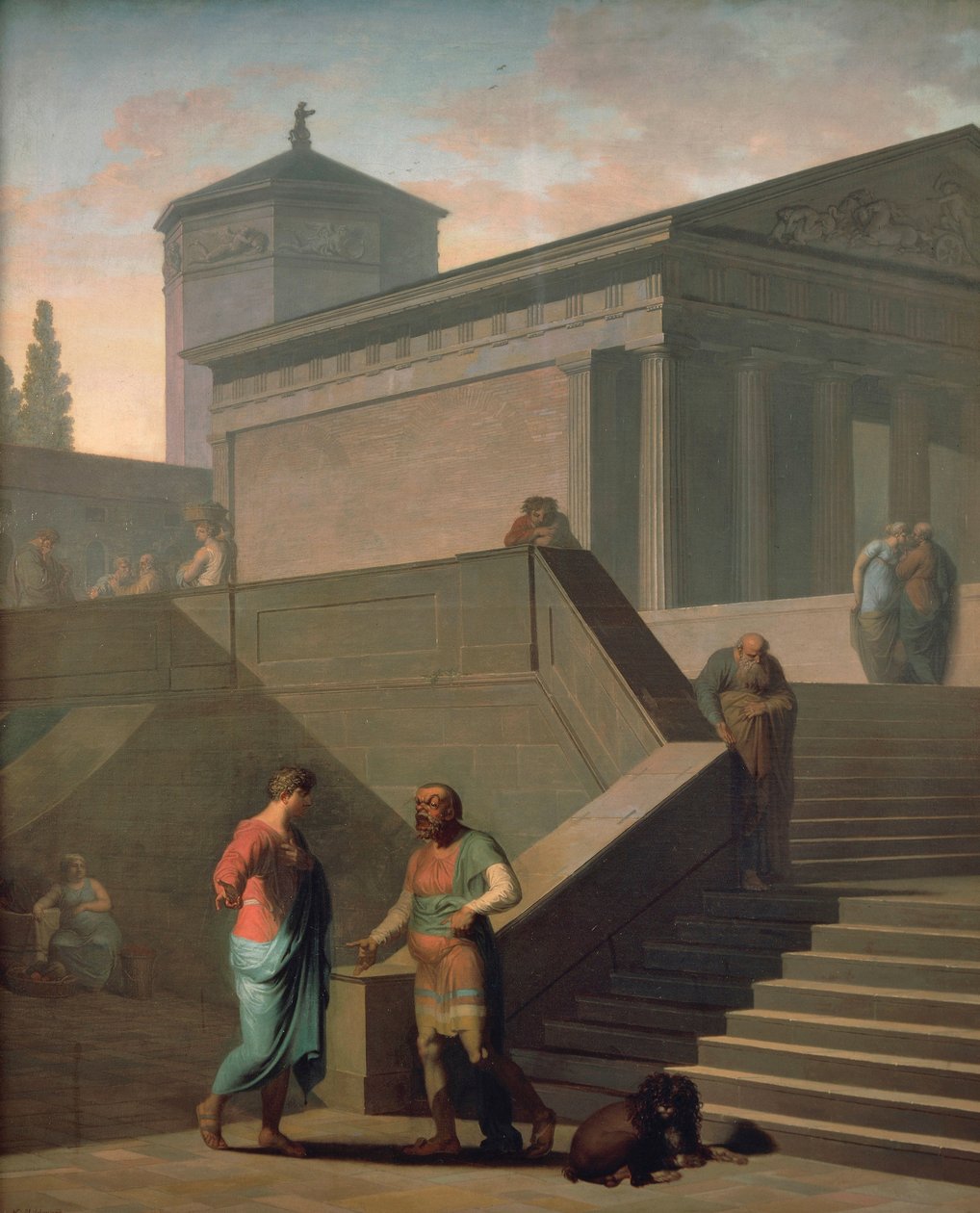 Andria jelenete (Terence játéka ihlette) alkotó: Nicolai Abraham Abildgaard