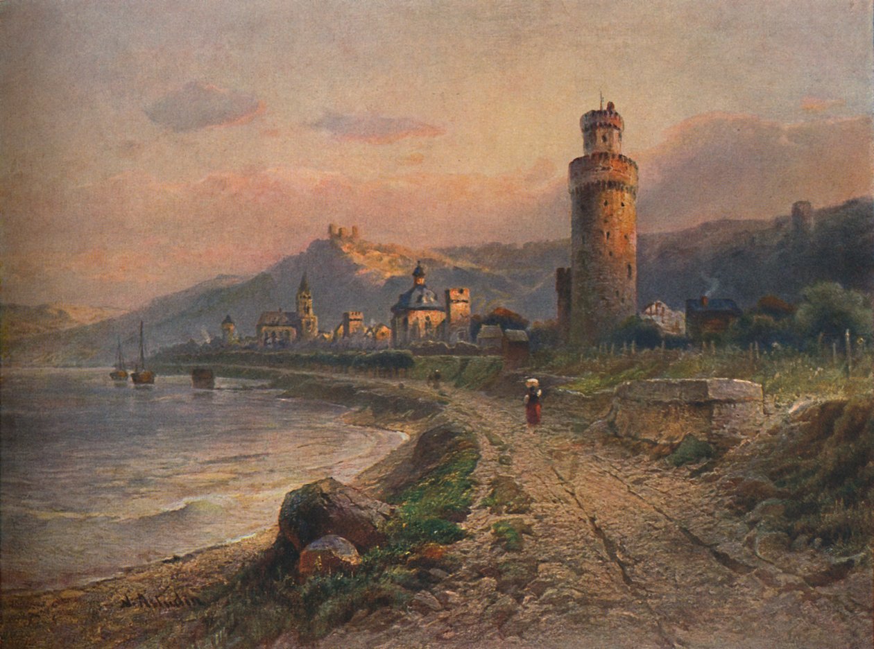 Oberwesel, 1923. alkotó: Nicolai Astudin