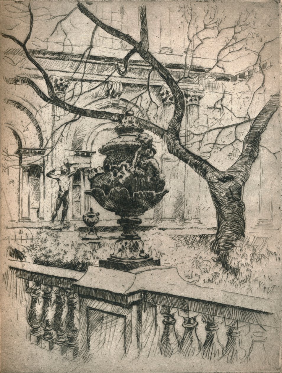 "The Bank of England", 1925 alkotó: Nicolai Hammer