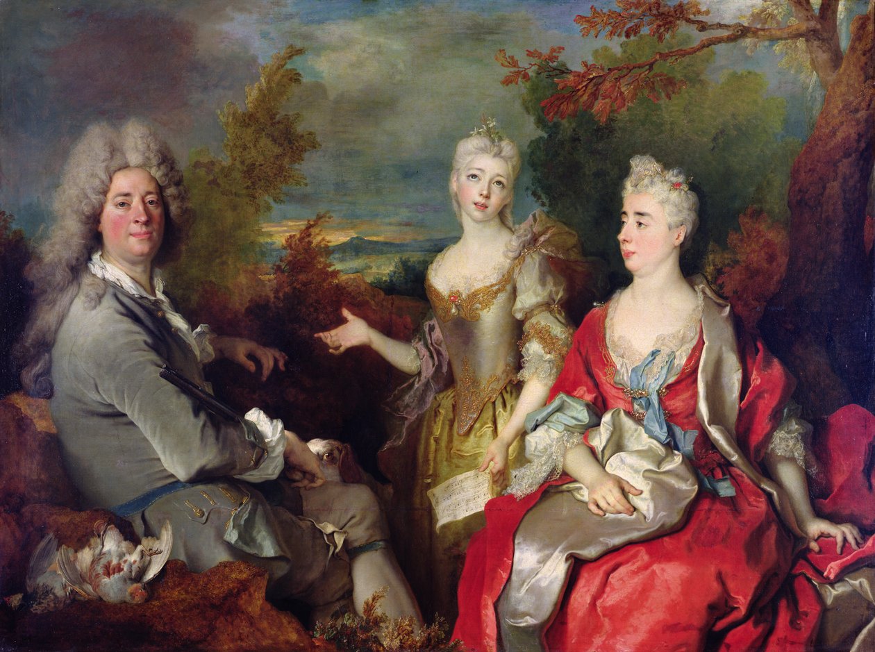 Családi arckép, 1710 körül alkotó: Nicolas de Largillière