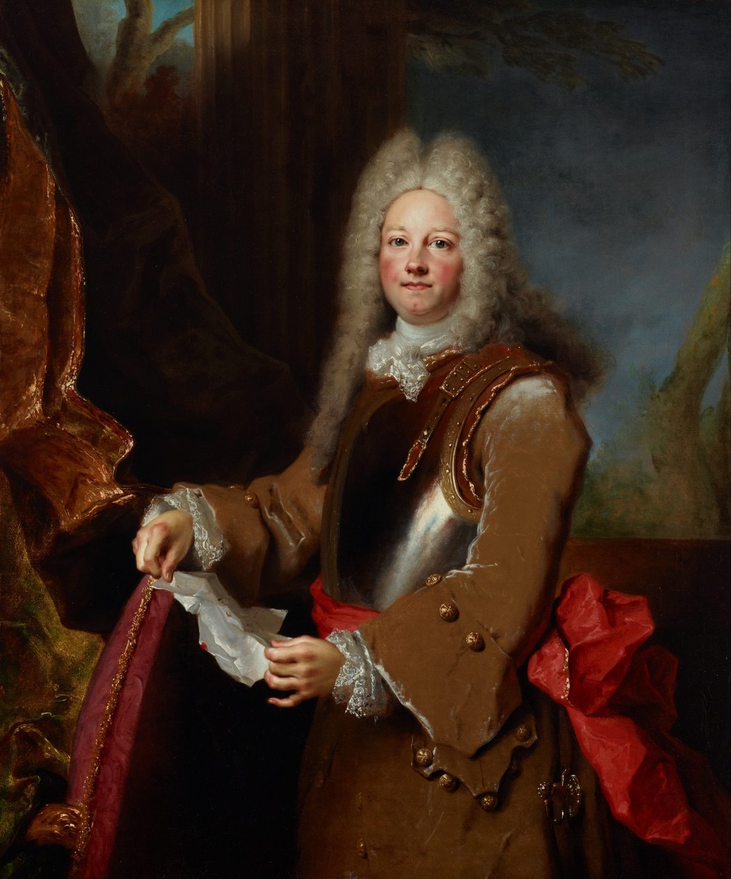 Egy tiszt portréja alkotó: Nicolas de Largillière