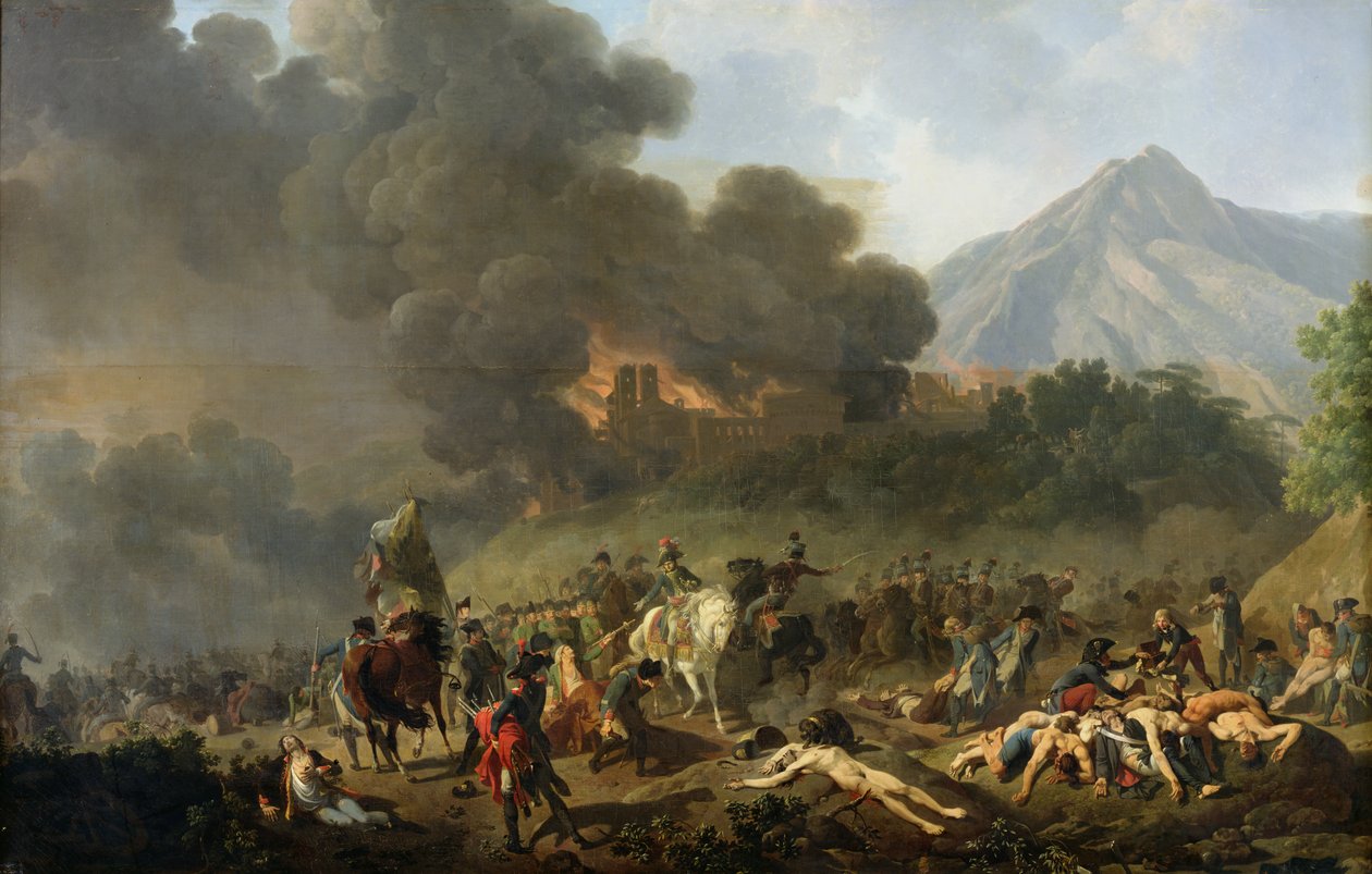 Bonaparte tábornok (1769-1821) Egy osztrák tiszt kardjának átvétele 1797-ben, 1801 alkotó: Nicolas Antoine Taunay