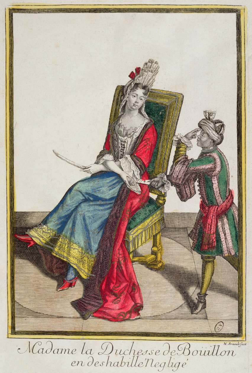 Marie-Anne Mancini (1646-1714) Bouillon hercegnő portréja, 17. század vége alkotó: Nicolas Arnoult