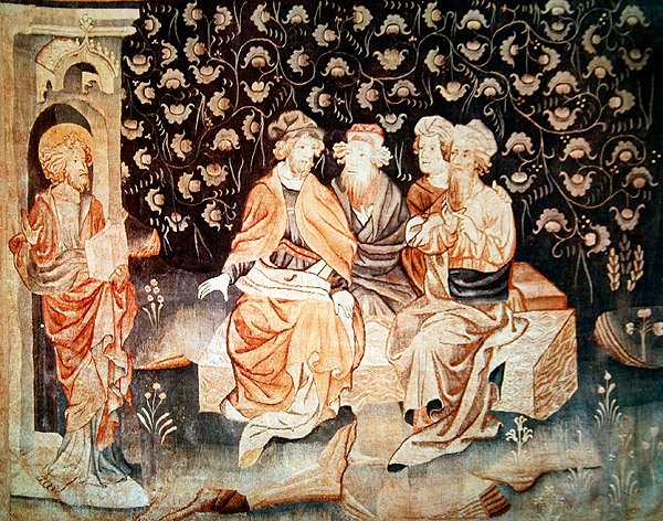 A mártírok első feltámadása, A haragok apokalipsziséből, 1373-87 alkotó: Nicolas Bataille