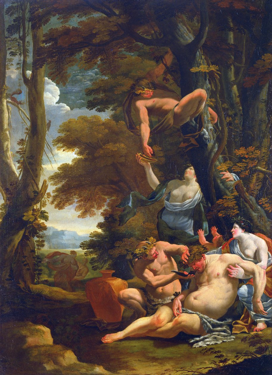 Részeg Silenus, 1640-50 alkotó: Nicolas Chaperon