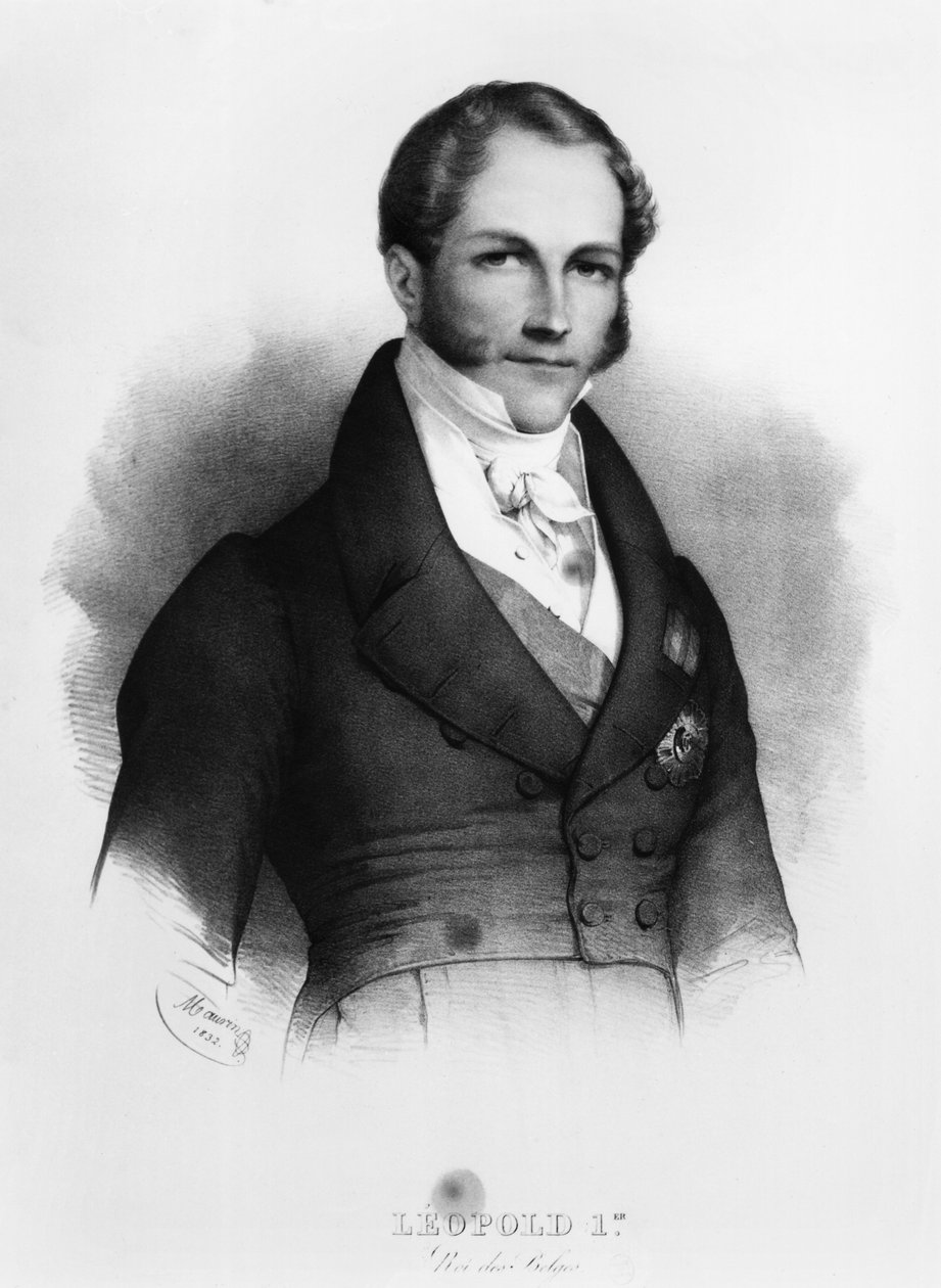 Szász-Cobourg-Gotha I. Lipót (1790-1865) portréja, 1832 alkotó: Nicolas Eustache Maurin