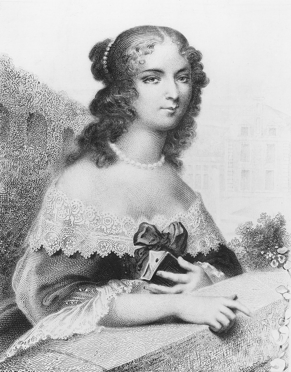 Marguerite Jeanne Cordier de Launay, Staal bárónő alkotó: Nicolas Francois Regnault