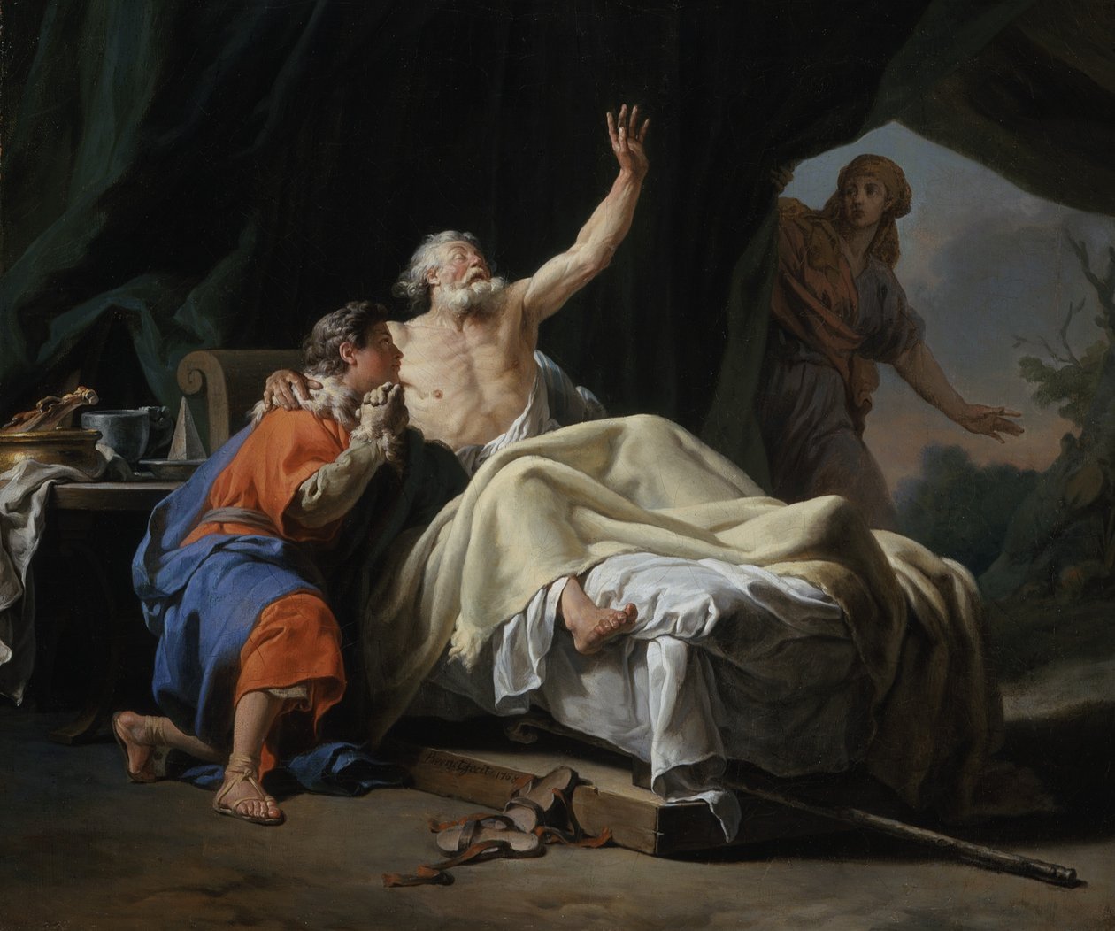 Isaac Blessing Jacob, 1768


Festmények
Olaj, vászon alkotó: Nicolas Guy Brenet