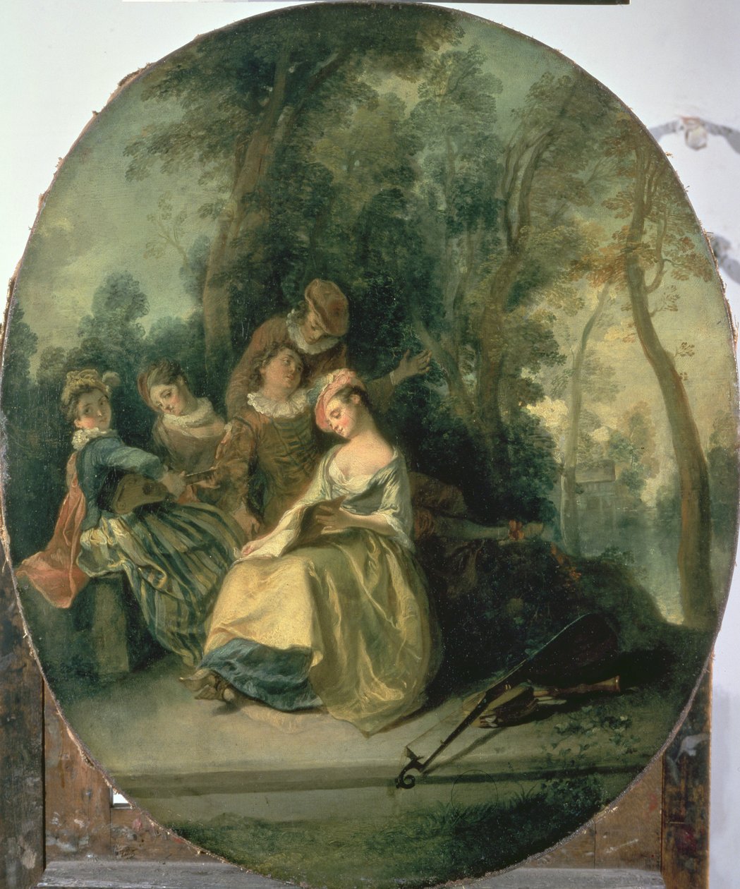 Koncert a parkban, 1725 alkotó: Nicolas Lancret