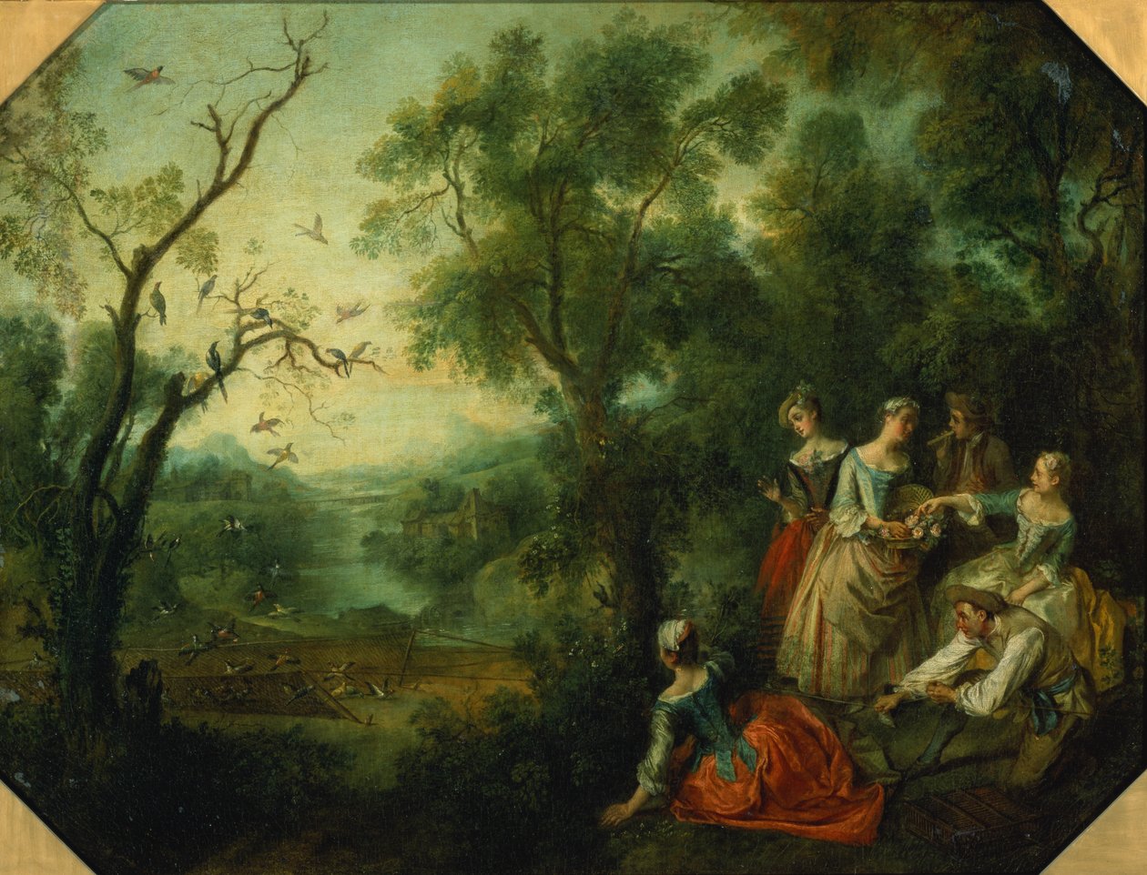 Tavasz, 1738 alkotó: Nicolas Lancret