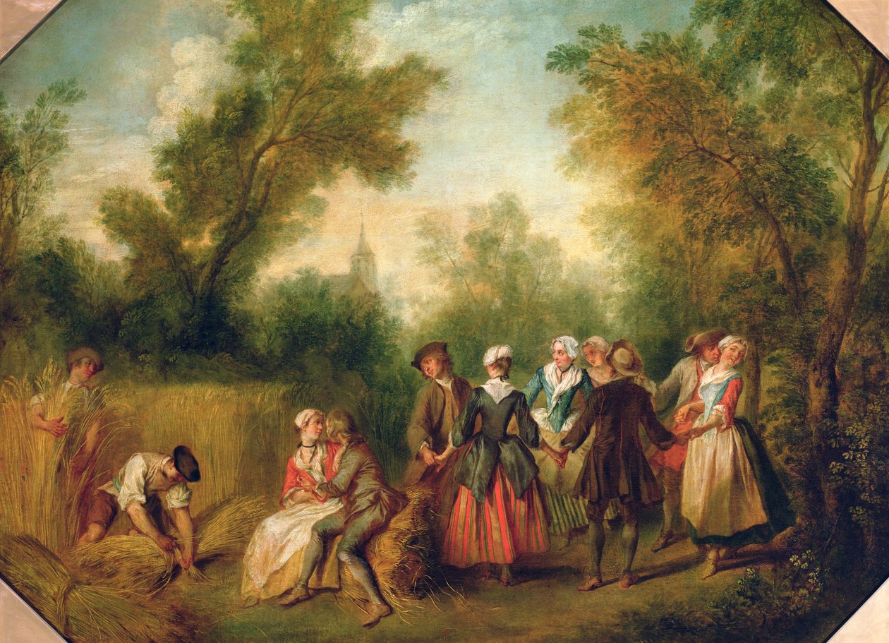 Nyár vagy a tánc, 1738 alkotó: Nicolas Lancret