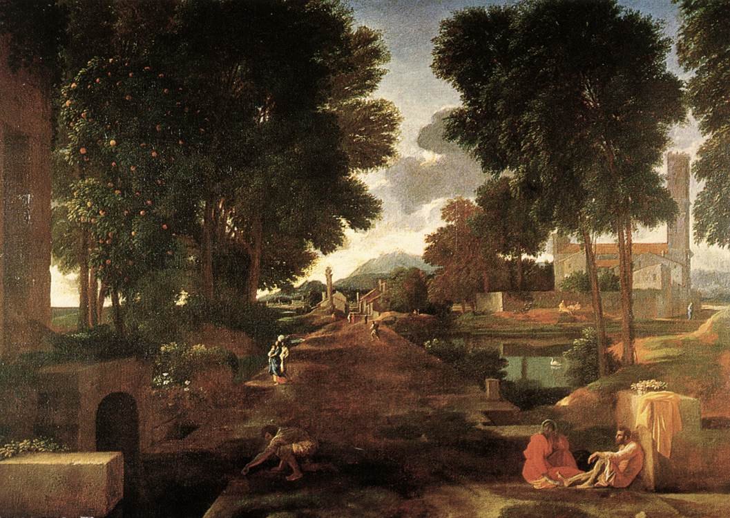 Római út alkotó: Nicolas Poussin