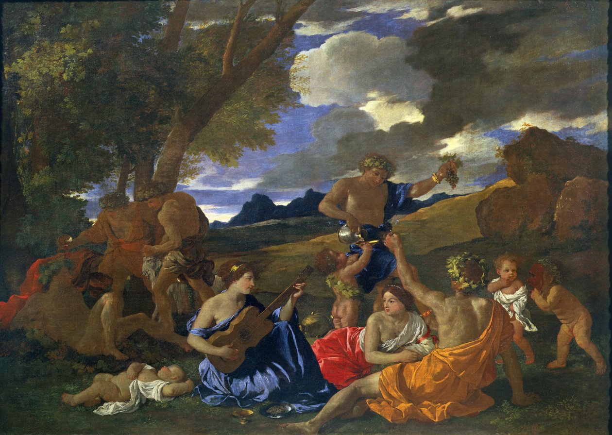 Bakkán jelenet alkotó: Nicolas Poussin