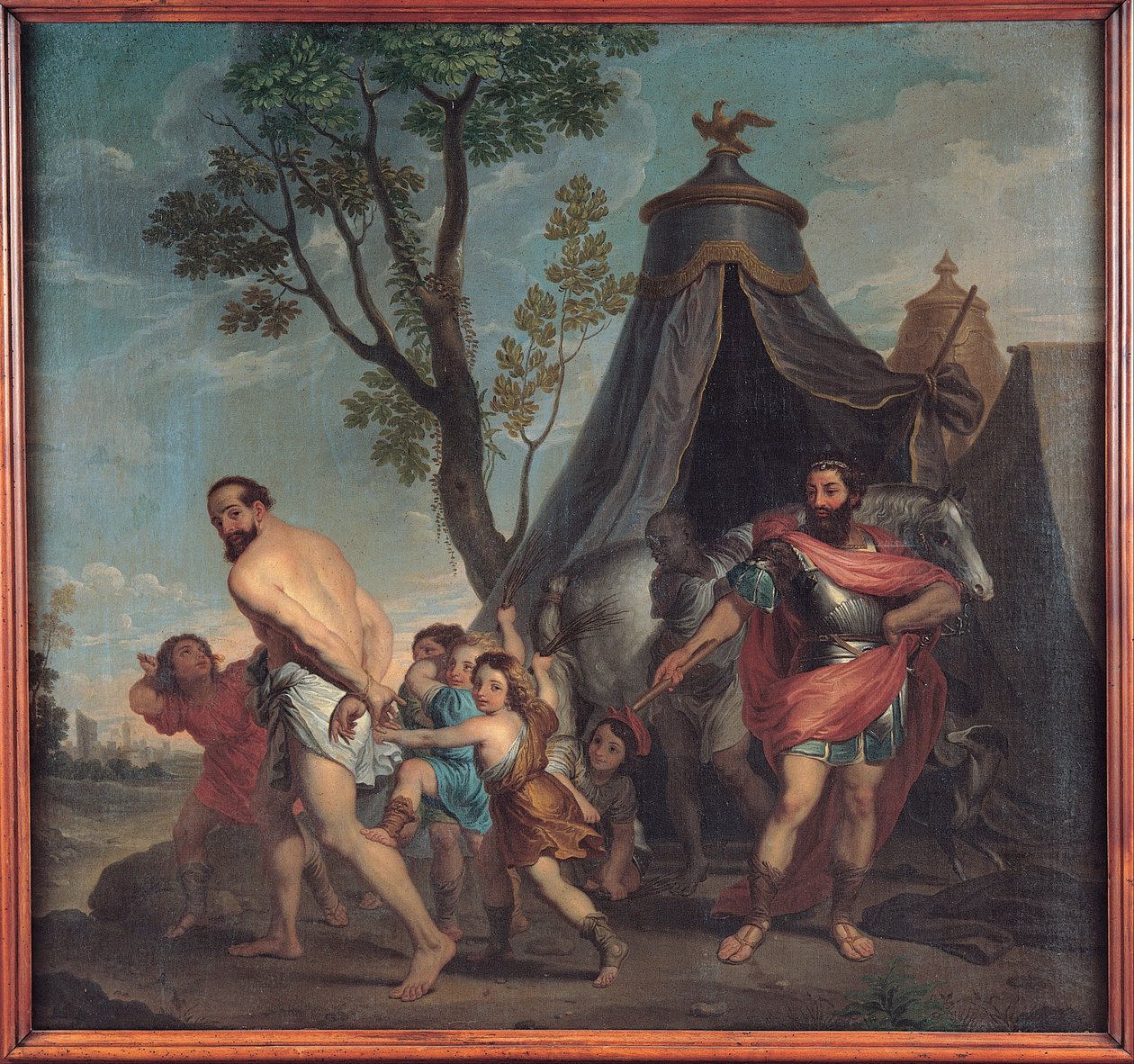Camillus és Falerii iskolamester alkotó: Nicolas Poussin