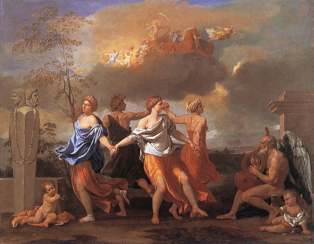 Tánc az idő zenéjére alkotó: Nicolas Poussin