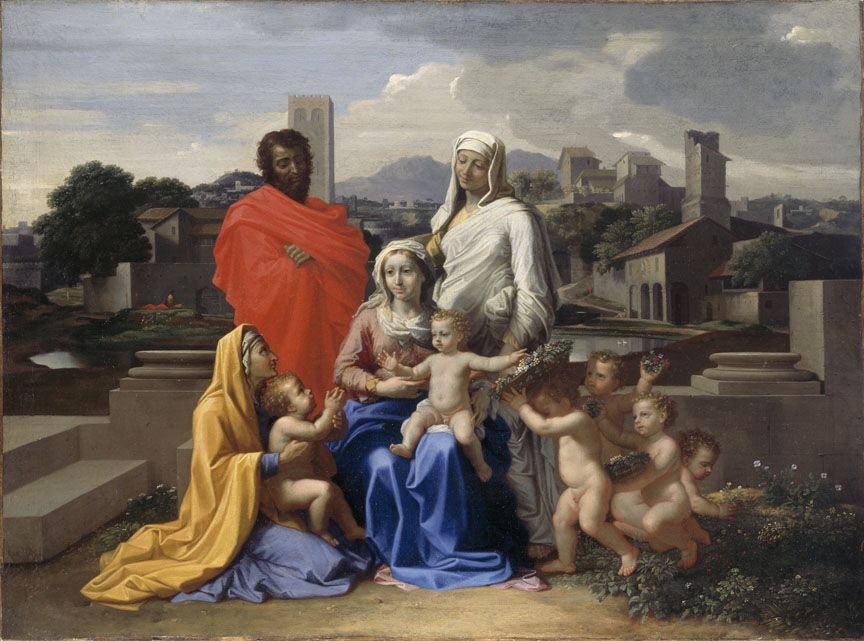 Szent Család alkotó: Nicolas Poussin
