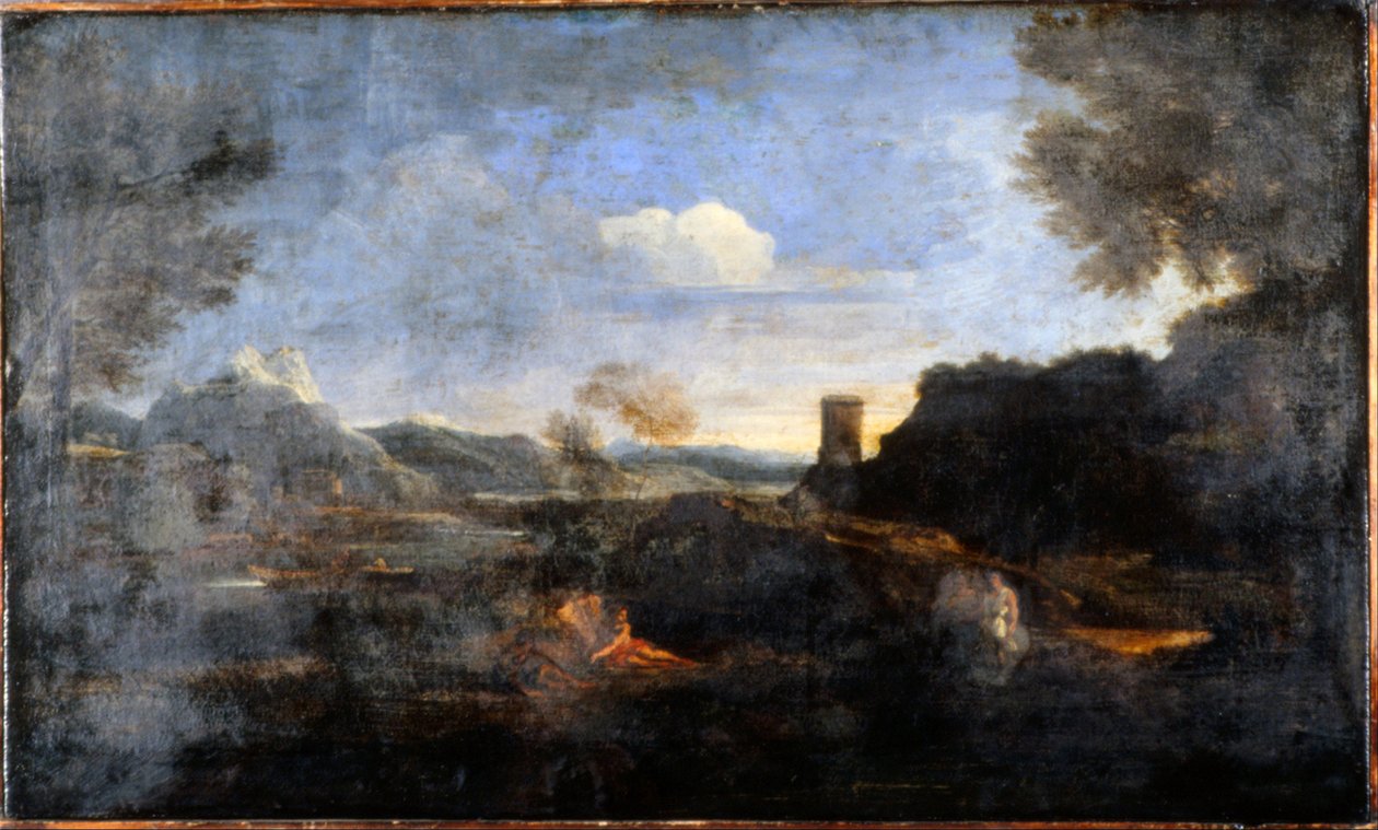 Tájkép alkotó: Nicolas Poussin