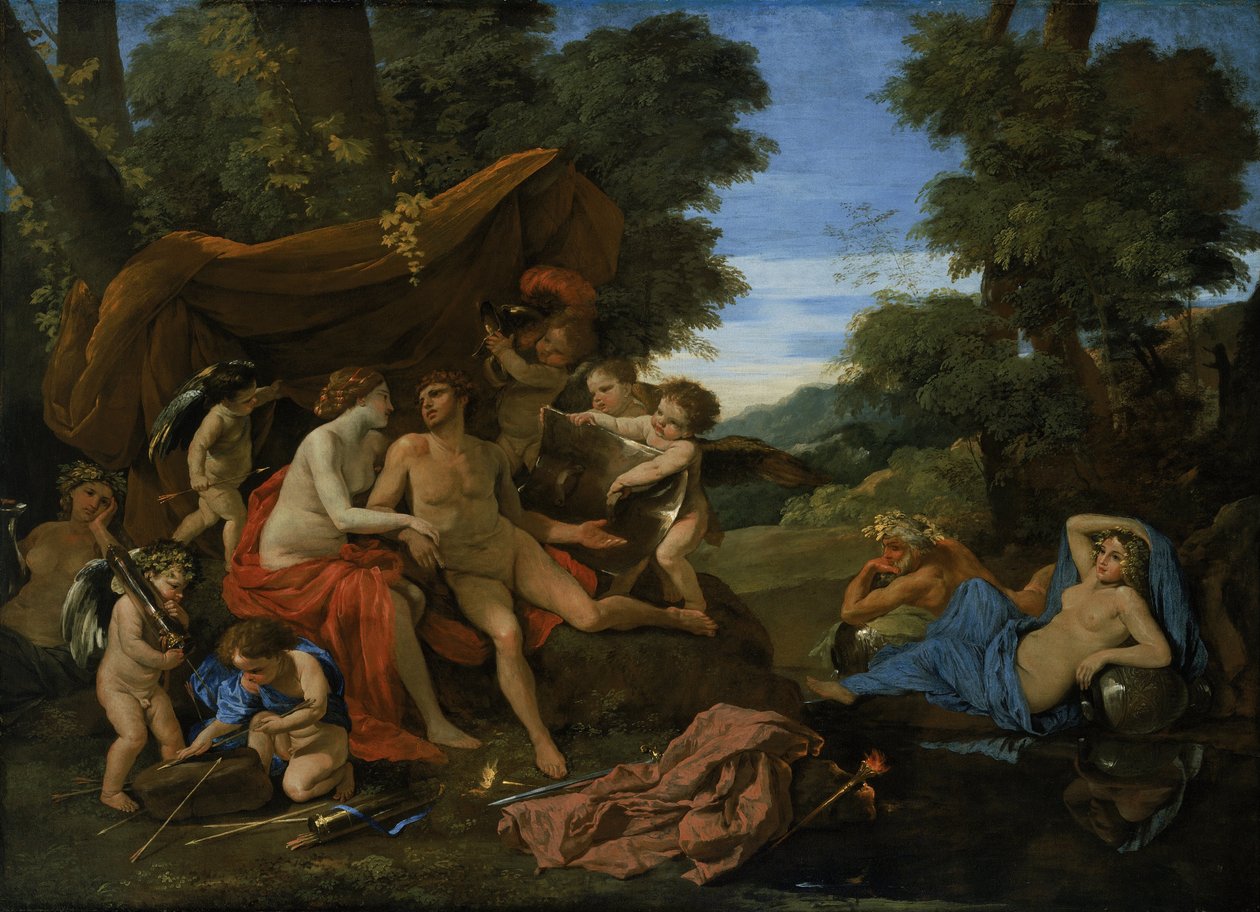 Mars és Vénusz alkotó: Nicolas Poussin