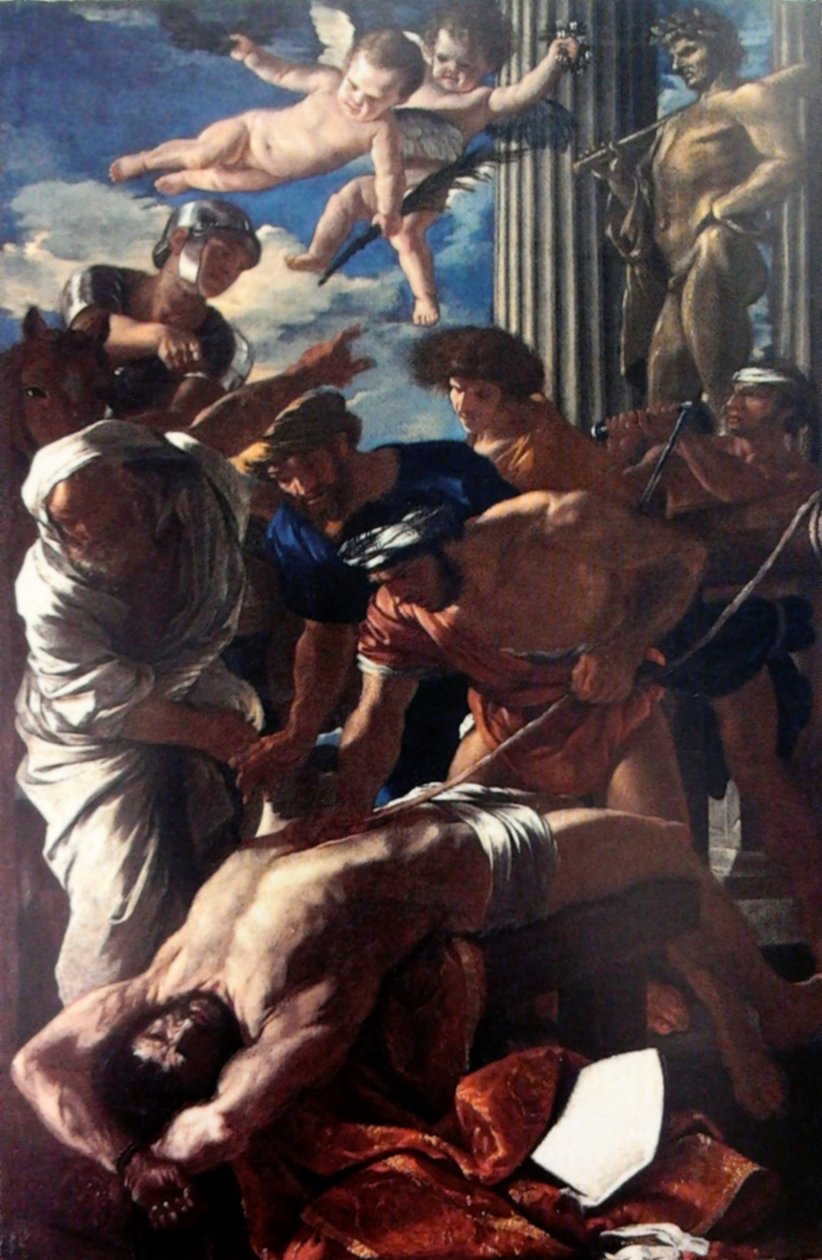 Szent Erasmus vértanúsága alkotó: Nicolas Poussin