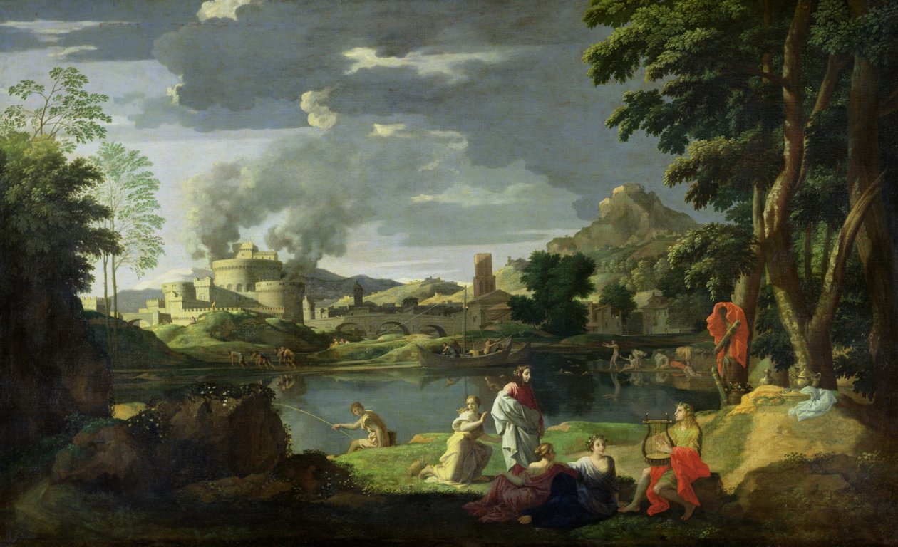 Orpheus és Eurydice alkotó: Nicolas Poussin