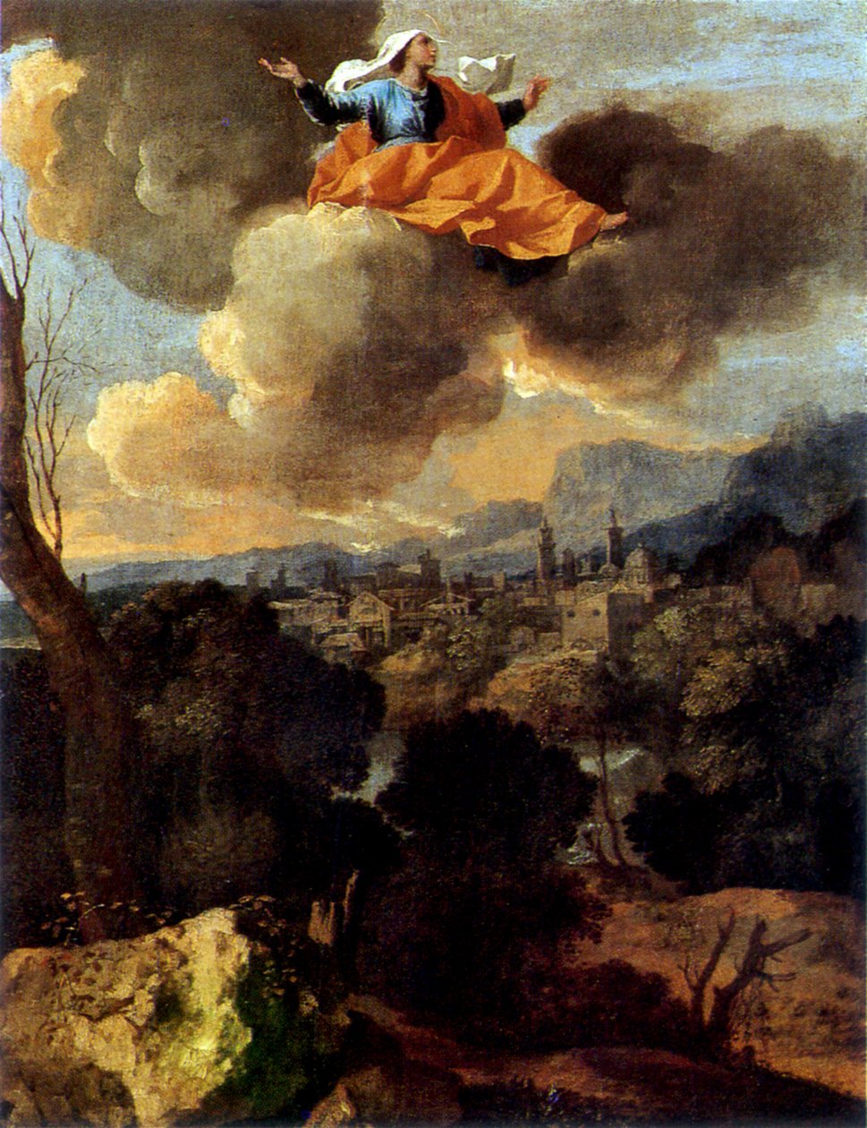 Casciai Szent Rita csodálatos fordítása alkotó: Nicolas Poussin