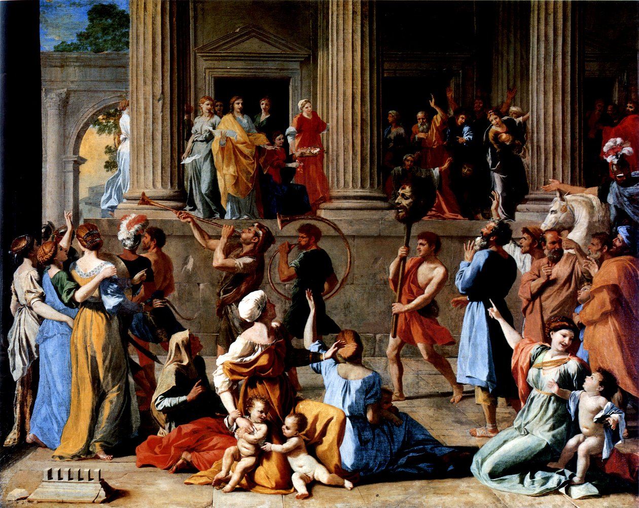 Dávid diadala alkotó: Nicolas Poussin