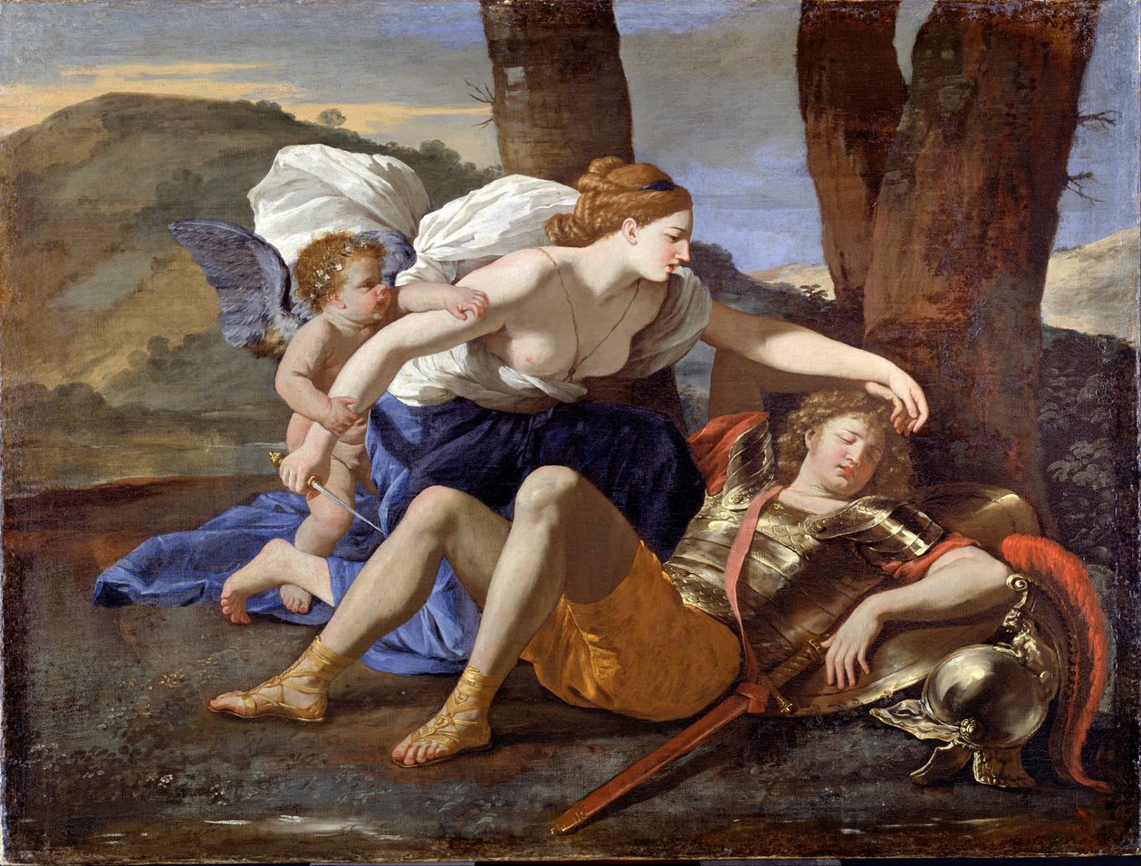 Rinaldo és Armida alkotó: Nicolas Poussin