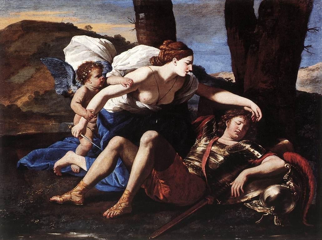 Rinaldo és Armida alkotó: Nicolas Poussin