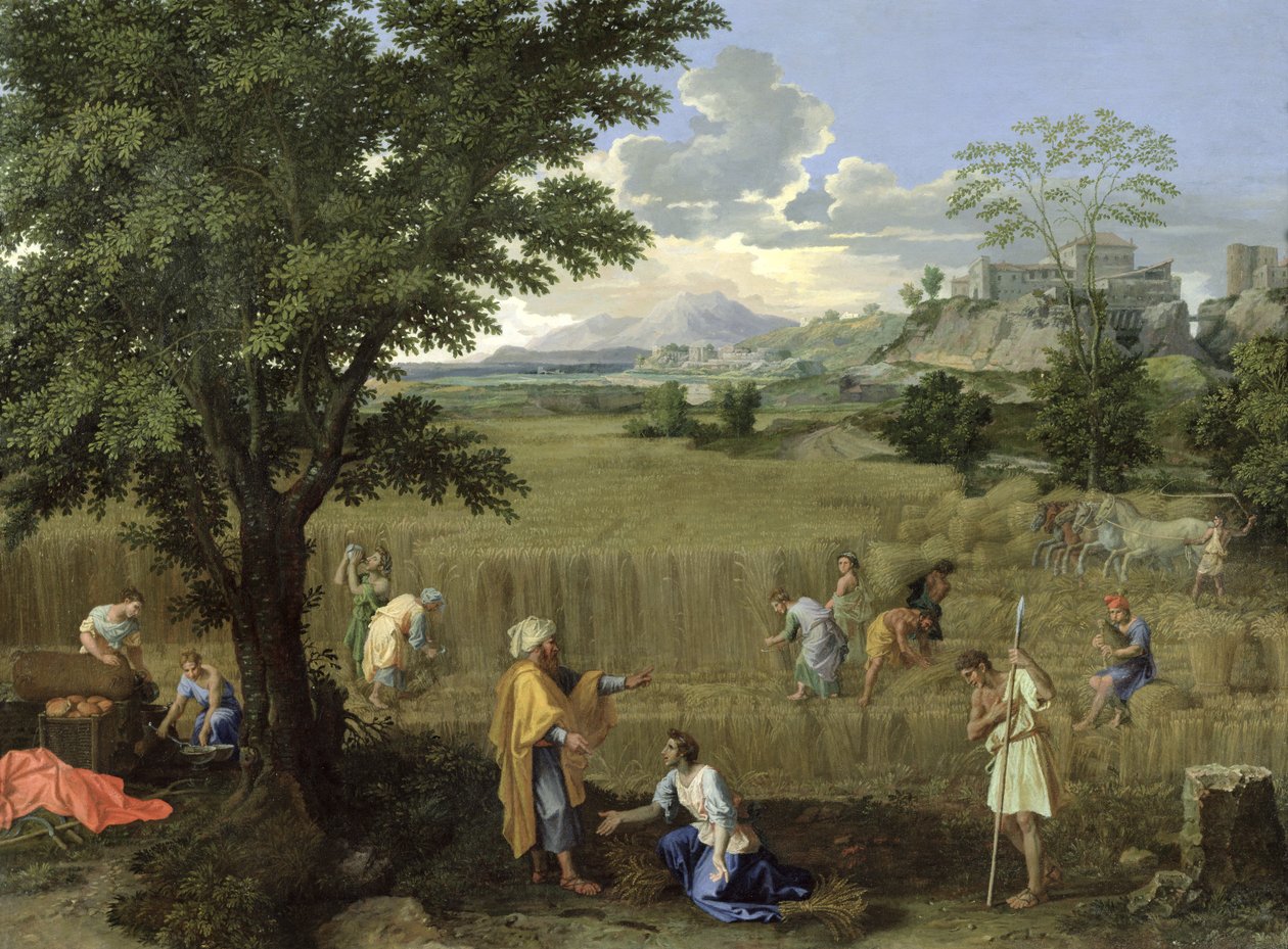 Nyár, avagy Ruth és Boáz, 1660-64 alkotó: Nicolas Poussin