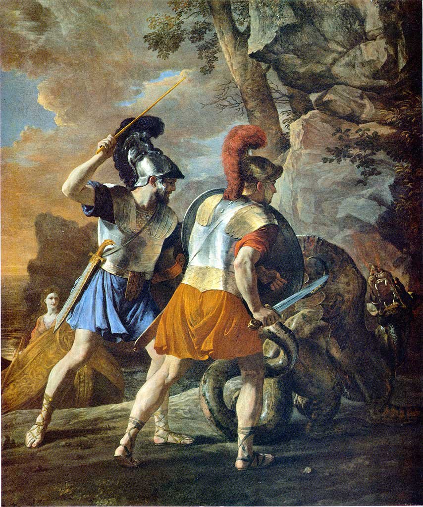 Rinaldo társai alkotó: Nicolas Poussin