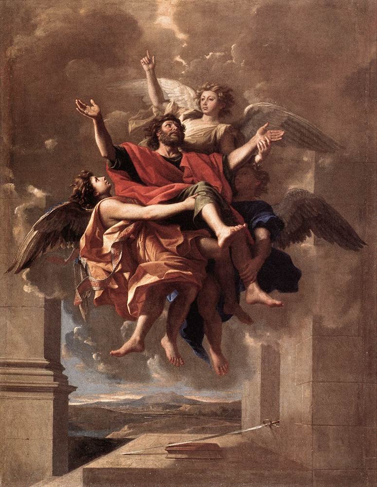 Szent Pál eksztázisa alkotó: Nicolas Poussin
