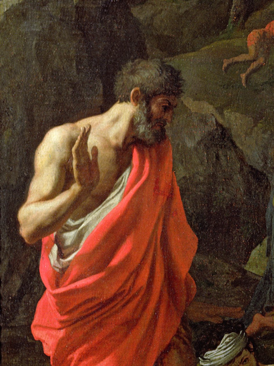 The Gathering of Manna, 1637-1639 körül (91031 részlet) alkotó: Nicolas Poussin