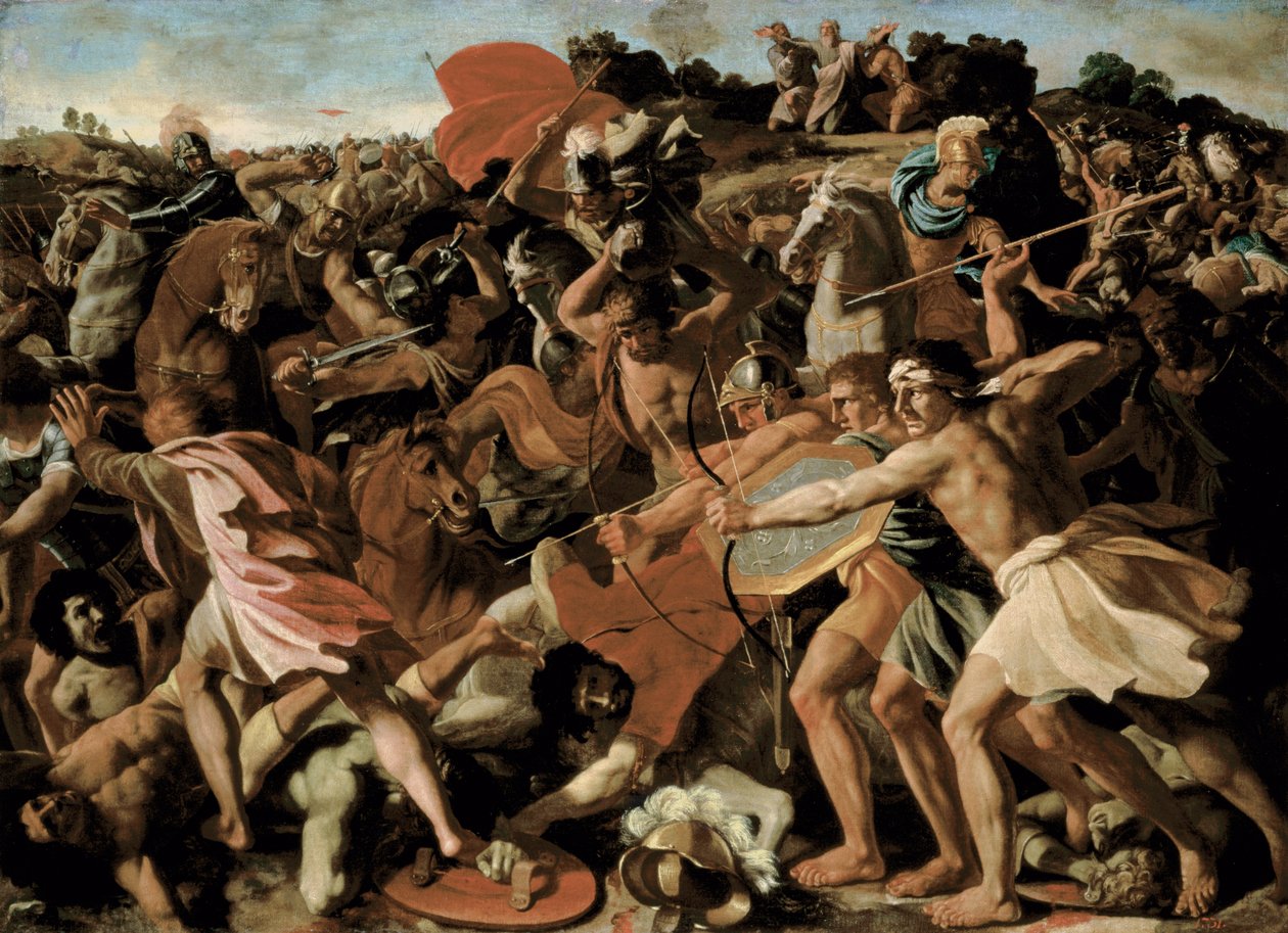 Józsué győzelme az amálekiták felett, 1625-6 alkotó: Nicolas Poussin