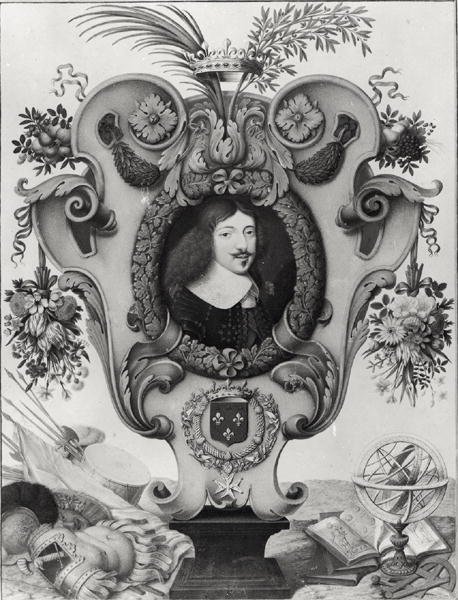 Gaston dOrleans portréja (1608-60) (wc pergamen) alkotó: Nicolas Robert