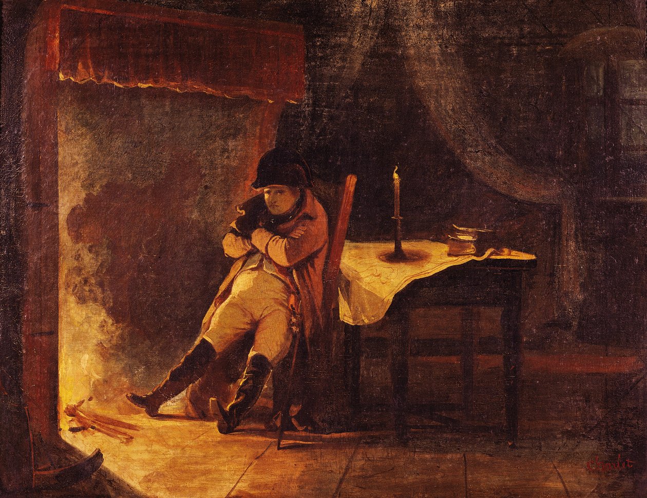 A champaubert-i csata estéje, 1814 alkotó: Nicolas Toussaint Charlet
