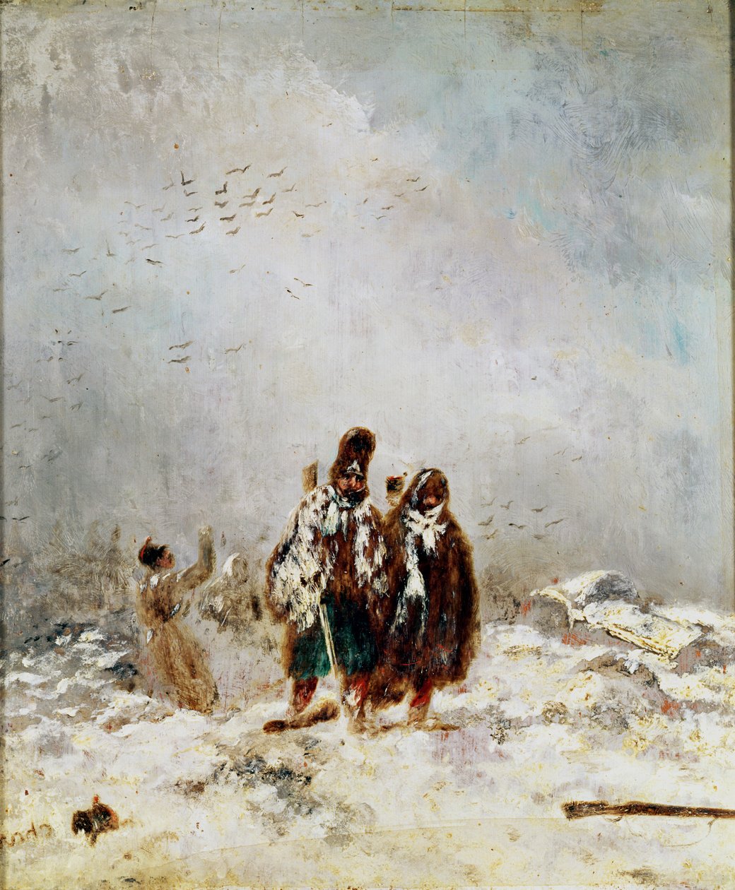 A visszavonulás Oroszországból alkotó: Nicolas Toussaint Charlet