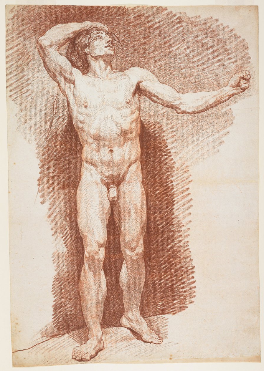 Álló férfi akt alkotó: Nicolas Bernard Lepicie