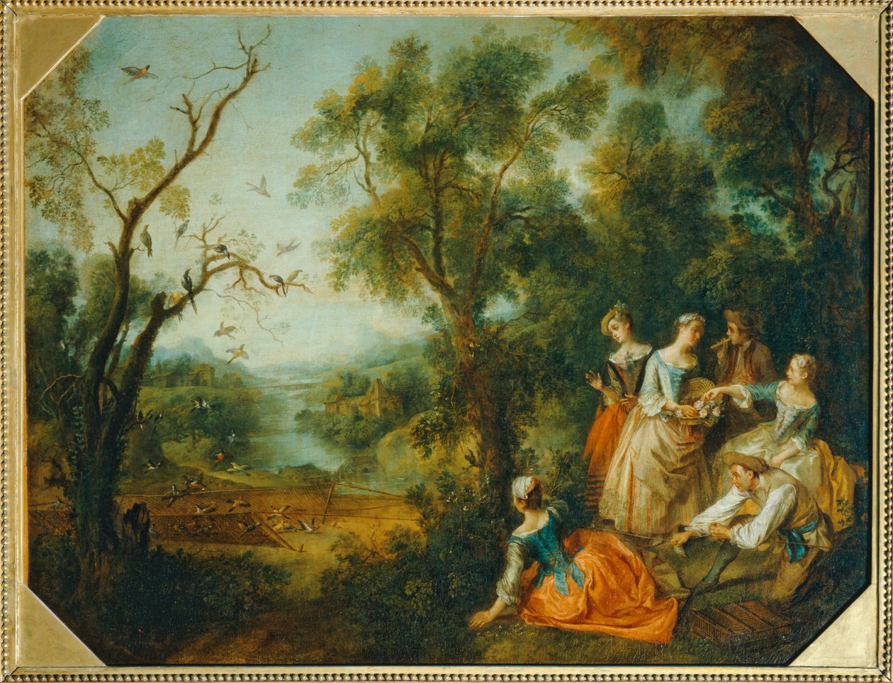 Le printemps - Tavaszi ... alkotó: Nicolas (attr. to) Lancret