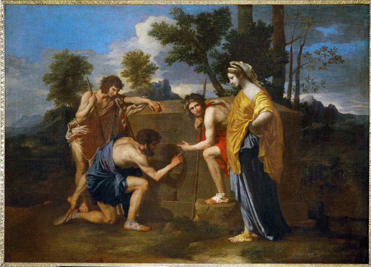 Arkadiai pásztorok ... alkotó: Nicolas (attr.to) Poussin