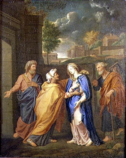 A Szűzanya, Szent János és Szent Anna alkotó: Nicolas (circle of) Poussin