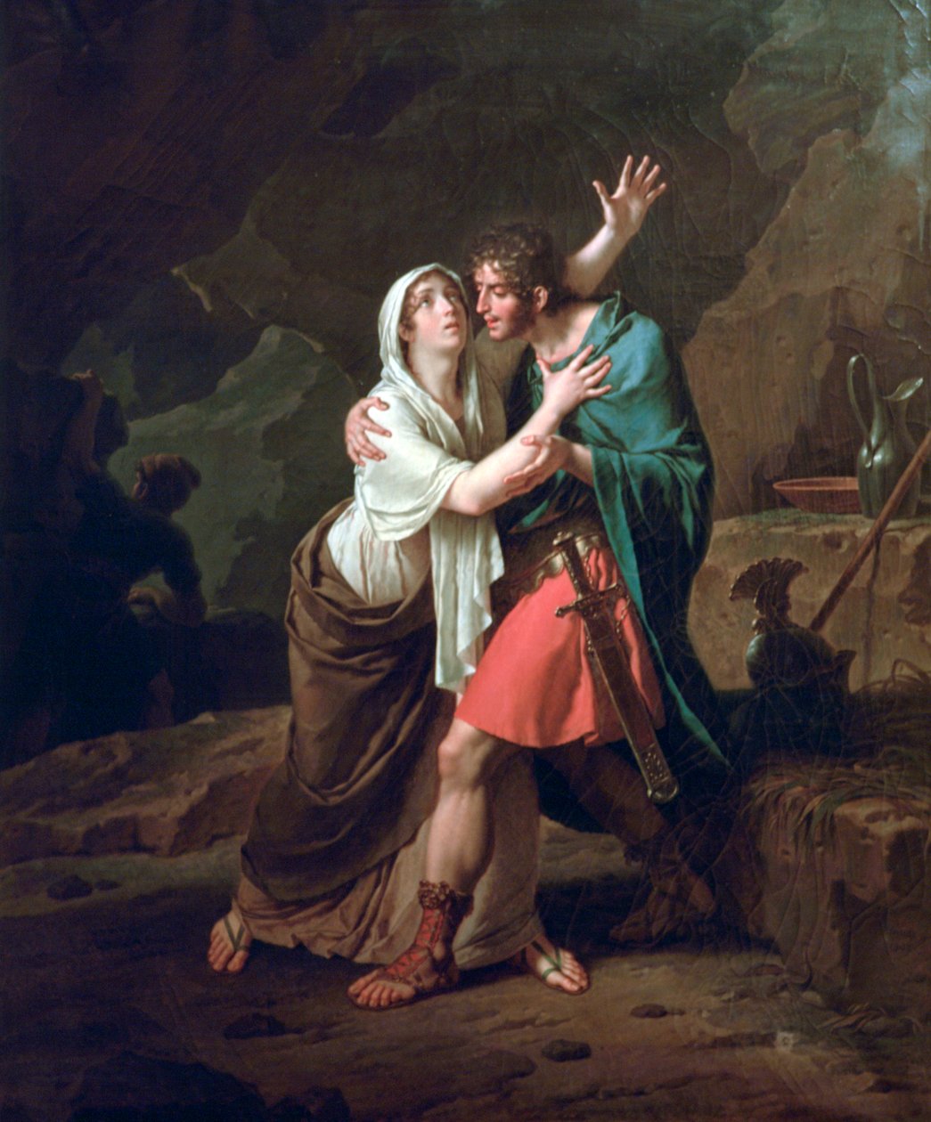 Eponine és Sabinus, 1802 alkotó: Nicolas Andre Monsiau