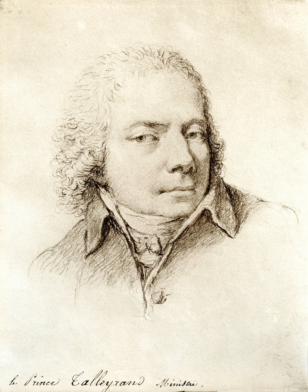 Charles Maurice de Talleyrand Perigord (vagy Talleyrand-Perigord) francia politikus portréja alkotó: Nicolas Andre Monsiau