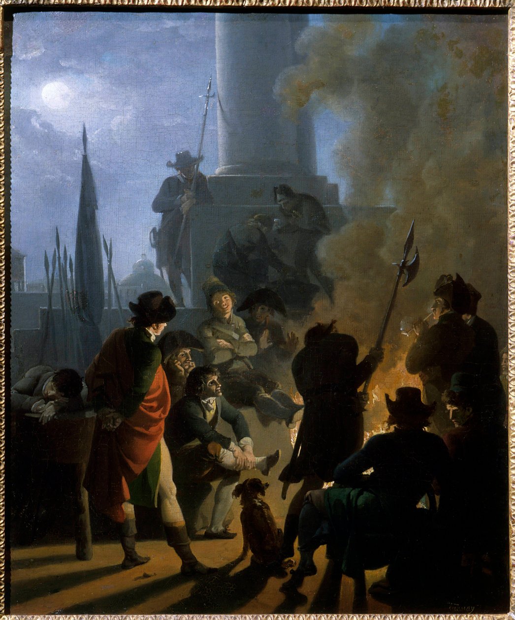 Egy forradalmi bivak 1789-ben Nicolas Taunay (1755-1830) festménye alkotó: Nicolas Antoine Taunay