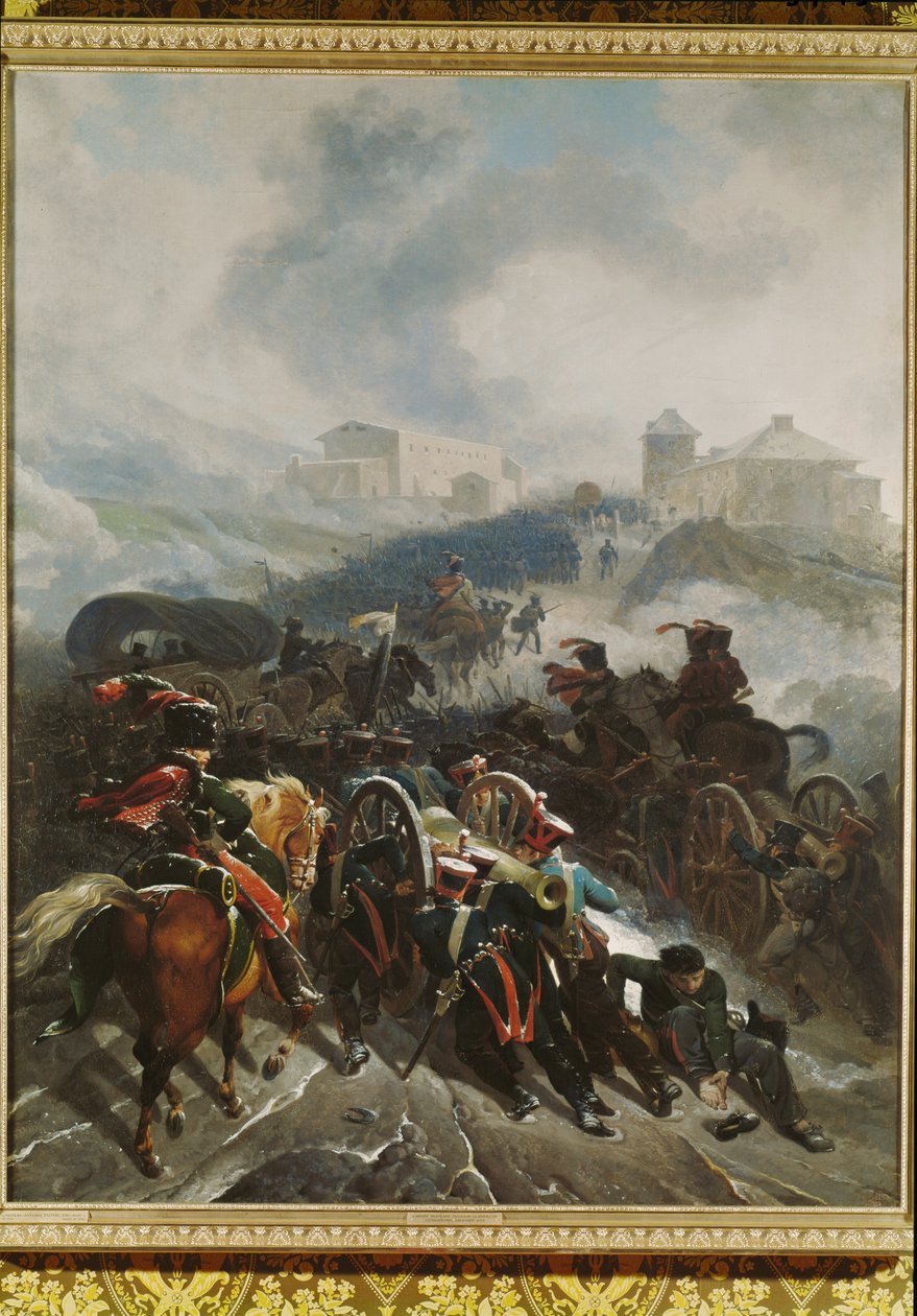A francia hadsereg 1808 decemberében átkel a Sierra Guadarramán ... alkotó: Nicolas Antoine Taunay