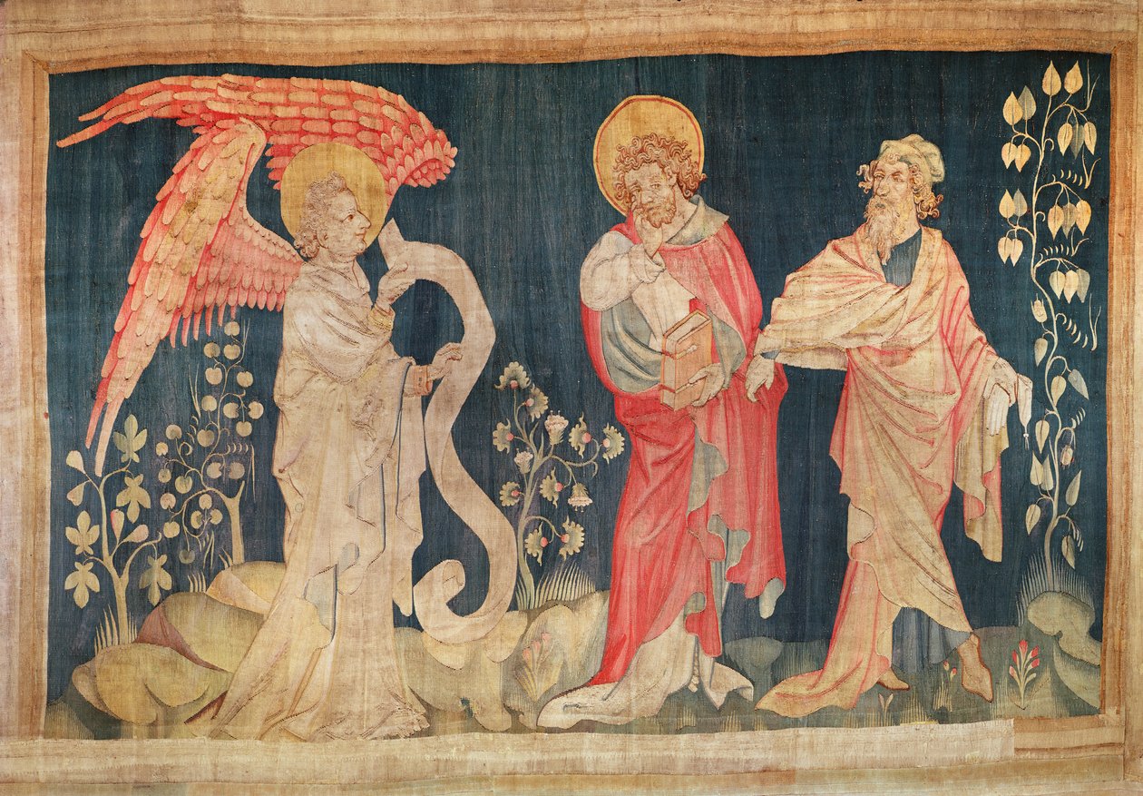 Szent János könnyei, 6. sz. Angers Apokalipsziséből, 1373-87 (szőttes) alkotó: Nicolas Bataille