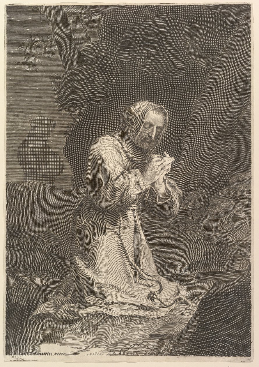 Assisi Szent Ferenc. alkotó: Nicolas Bazin